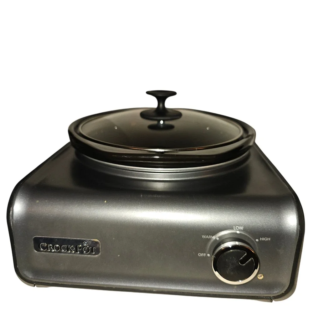 Crock-Pot Hook Up Connectable Slow Cooker 2-Quart Charcoal SCCPMD2-CH SCB4